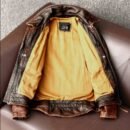 Distressed Cowhide Leather Jacket