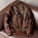 Distressed Cowhide Leather Jacket