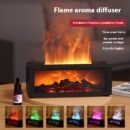 3D Flame Fireplace Diffuser for Relaxation