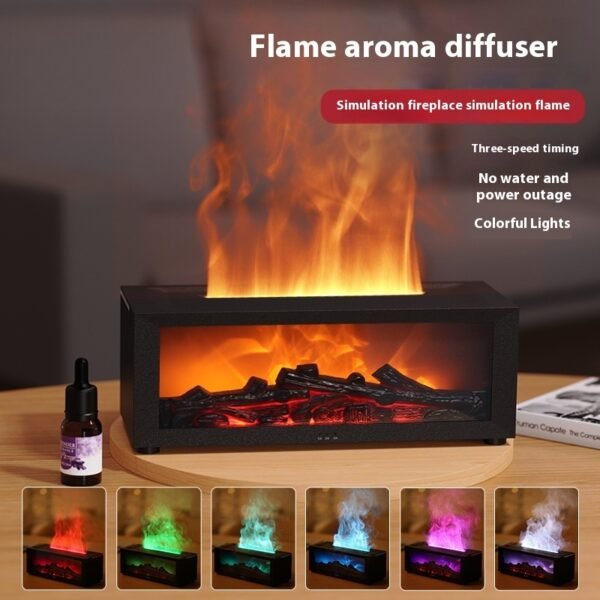 3D Flame Fireplace Diffuser for Relaxation - Image 6