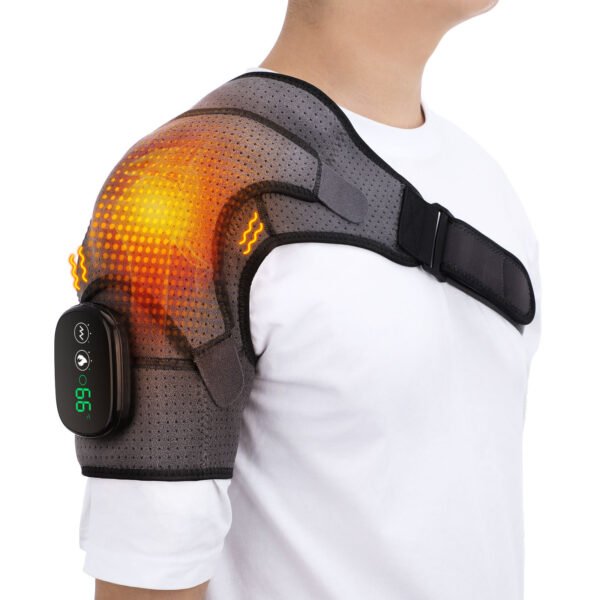 Portable Heated Shoulder Wrap for On-the-Go Relief - Image 9