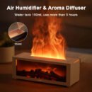 3D Flame Fireplace Diffuser for Relaxation