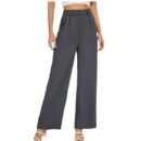 Relaxed-Fit Wide-Leg Pants for Women’s Daily Wear