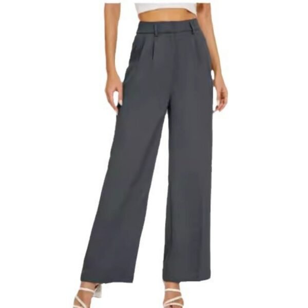 Relaxed-Fit Wide-Leg Pants for Women’s Daily Wear - Image 3