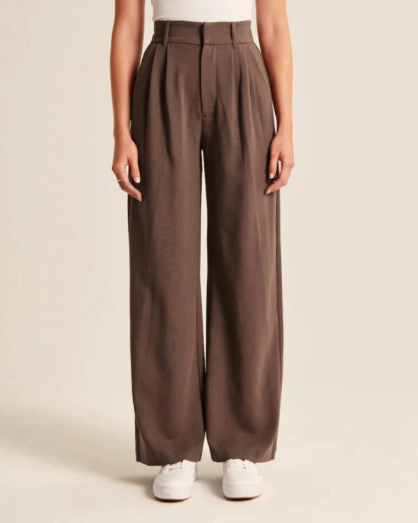 Relaxed-Fit Wide-Leg Pants for Women’s Daily Wear - Image 2