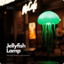 Minimalist Jellyfish Lamp Decor