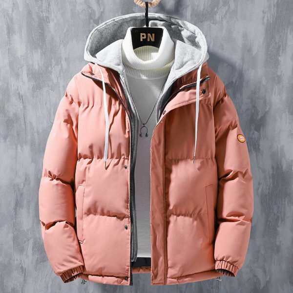 Men’s Hooded Windproof Winter Jacket - Image 5