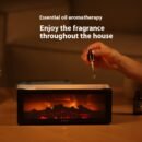 3D Flame Fireplace Diffuser for Relaxation