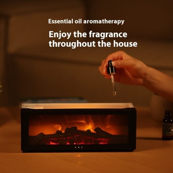 3D Flame Fireplace Diffuser for Relaxation - Image 2