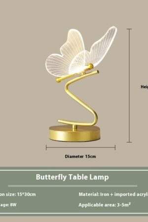 Butterfly Desk Lamp/Warm Light/EU